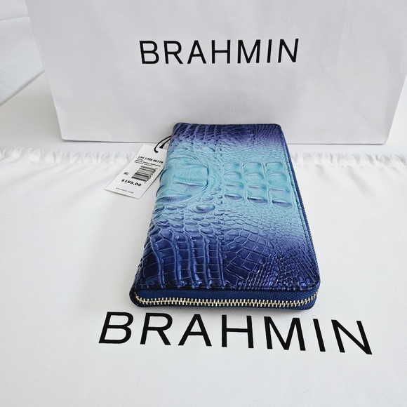 NWT Brahmin Affinity Ombre Melbourne Skyler Clutch - Picture 4 of 16